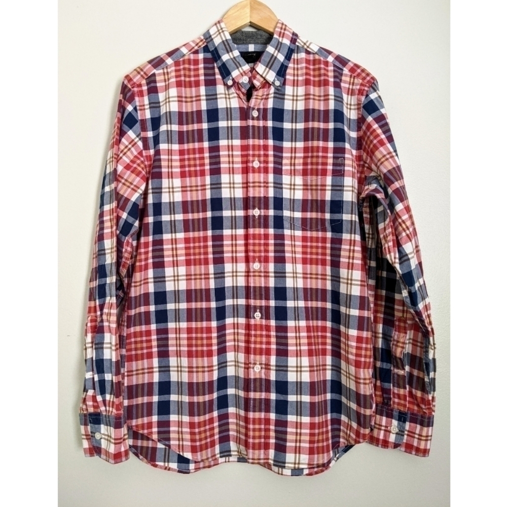J. Crew Tartan Plaid Long Sleeve Button Up Shirt